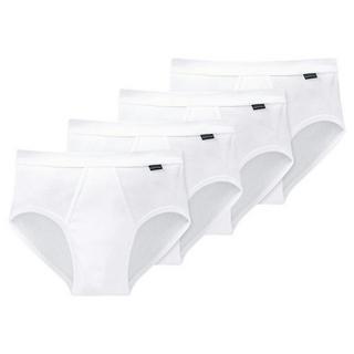 Schiesser  4er Pack Cotton Essentials Doppelripp - Sportslip 