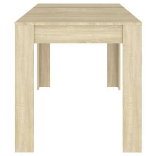 VidaXL Table de salle à manger bois d'ingénierie  