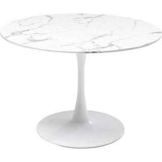 KARE Design Table Veneto marbre blanc rond 110  