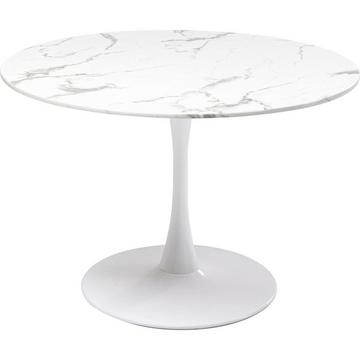Table Veneto marbre blanc ronde 110