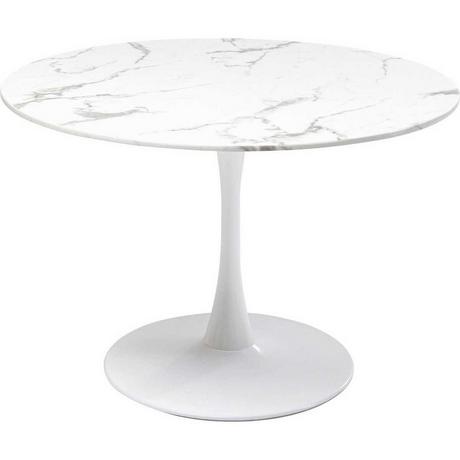 KARE Design Table Veneto marbre blanc rond 110  