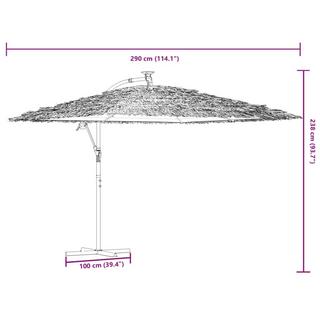 VidaXL Parasol de jardin  