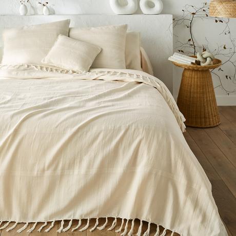 La Redoute Intérieurs Nedo Tagesdecke mit Fransen  