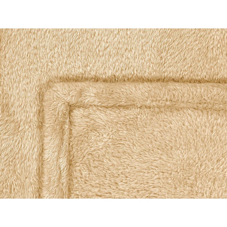 Beliani NAMDU Klassische Polyester Kuscheldecke  