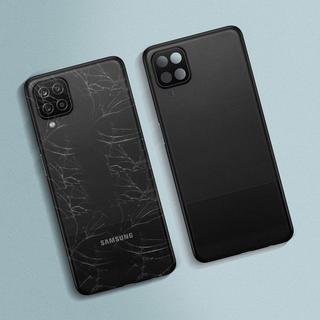 Avizar  Akkudeckel Samsung Galaxy A12 Schwarz 