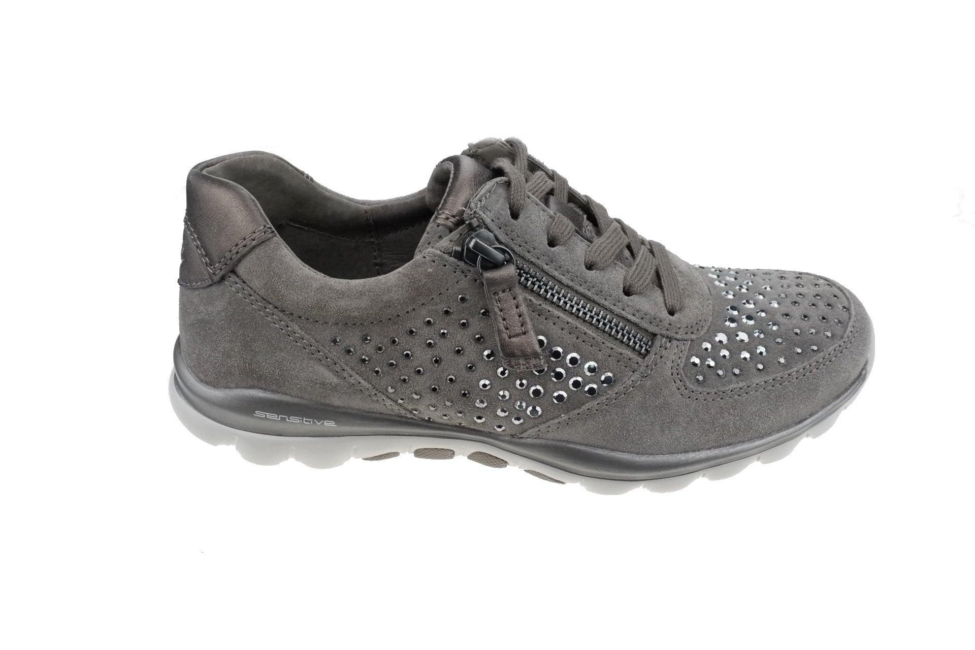 Image of Wildleder Wandersneaker Damen Grau 37.5