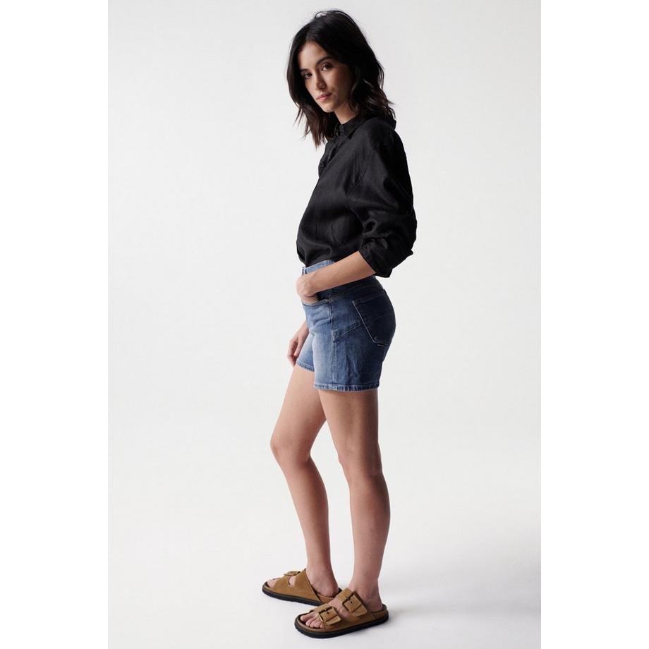 Salsa Glamour Push In Faith Shorts in Denim  