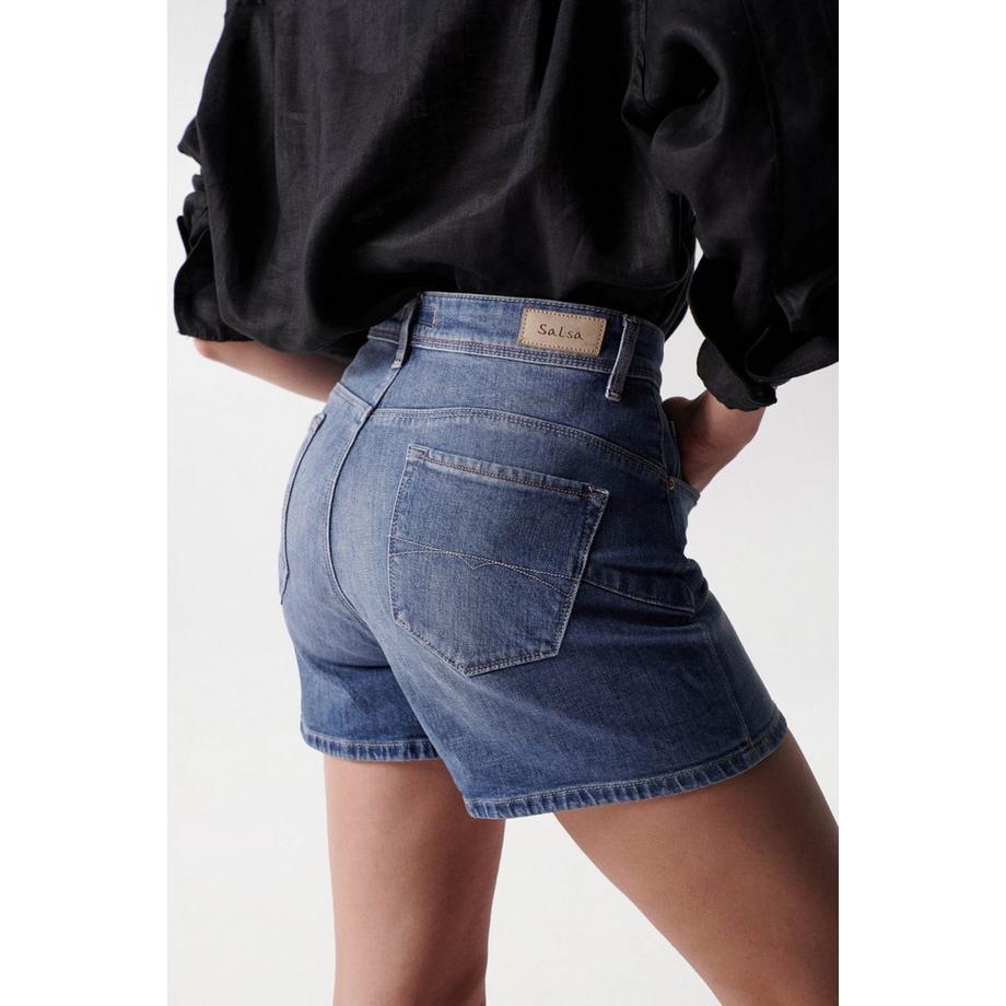 Salsa Glamour Push In Faith Shorts in Denim  