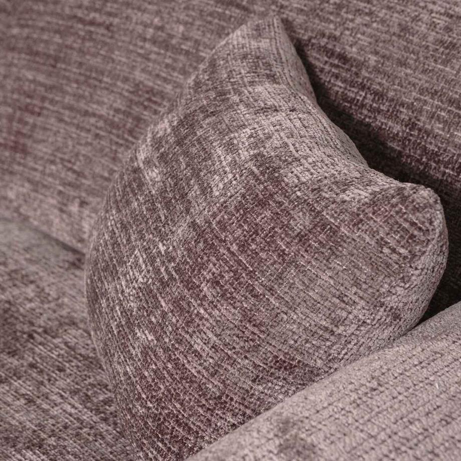 mutoni Ecksofa Cloud links gewebte Chenille tauperosa 280x165  