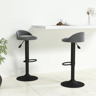 VidaXL Tabouret de bar velours  