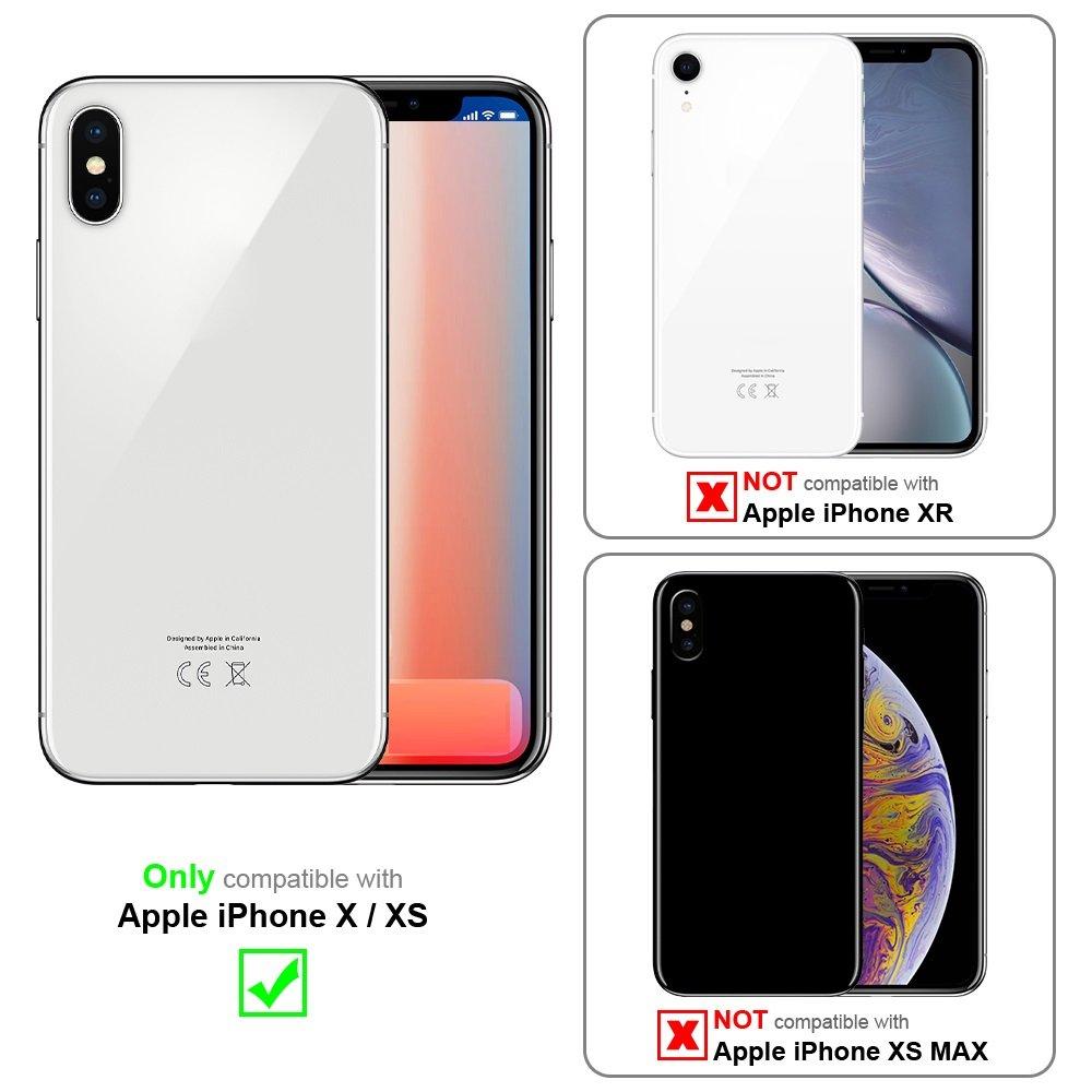 Cadorabo  Hülle für Apple iPhone X  XS TPU Silikon und Kameraschutz 