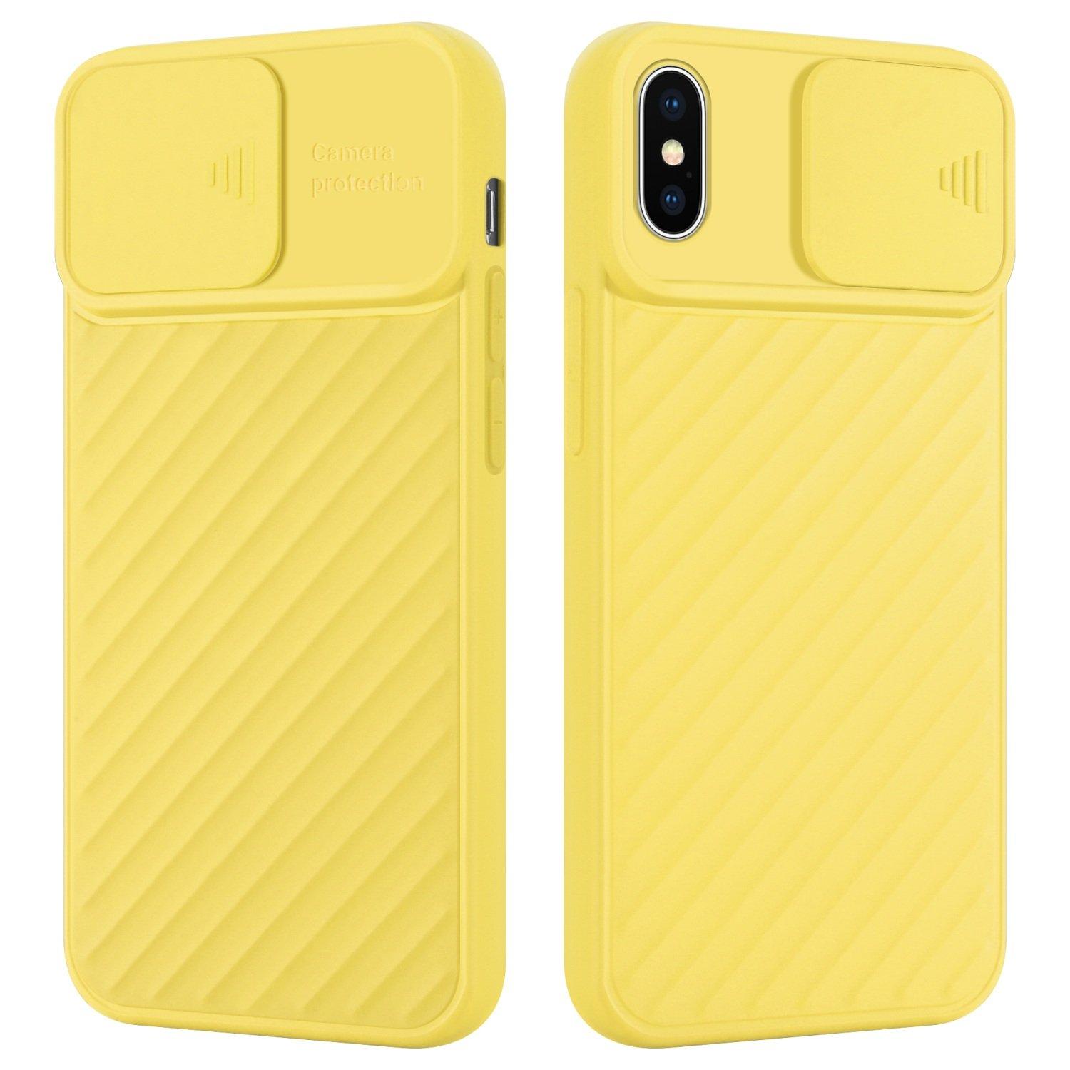Image of Hülle für Apple iPhone X XS TPU Silikon und Kameraschutz
