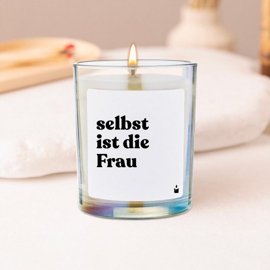 CandleHand Duftkerze Flowery Selbst ist die Frau  