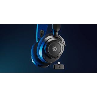 steelseries  Arctis Nova 7P Kopfhörer Verkabelt & Kabellos Kopfband Gaming USB Typ-C Bluetooth Schwarz, Blau 