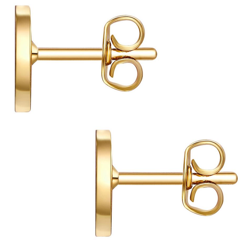 Lulu & Jane  Ohrstecker Edelstahl gelbgold 