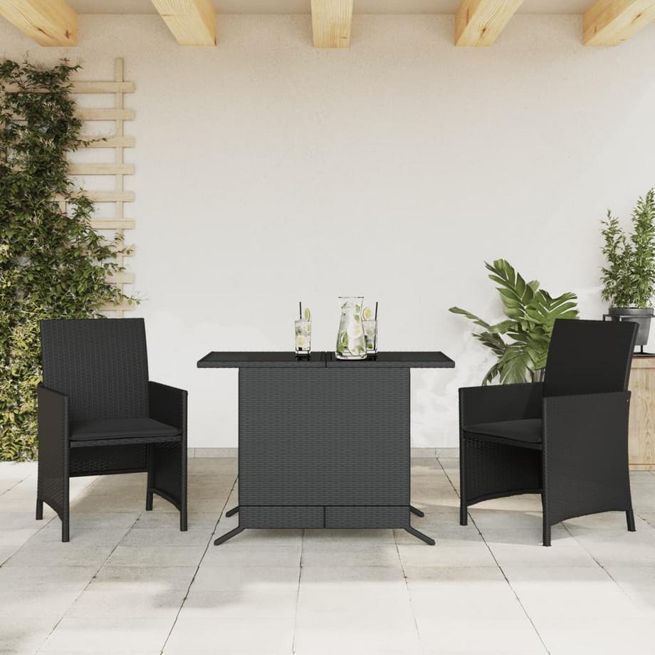 VidaXL Bistro set poly-rattan  