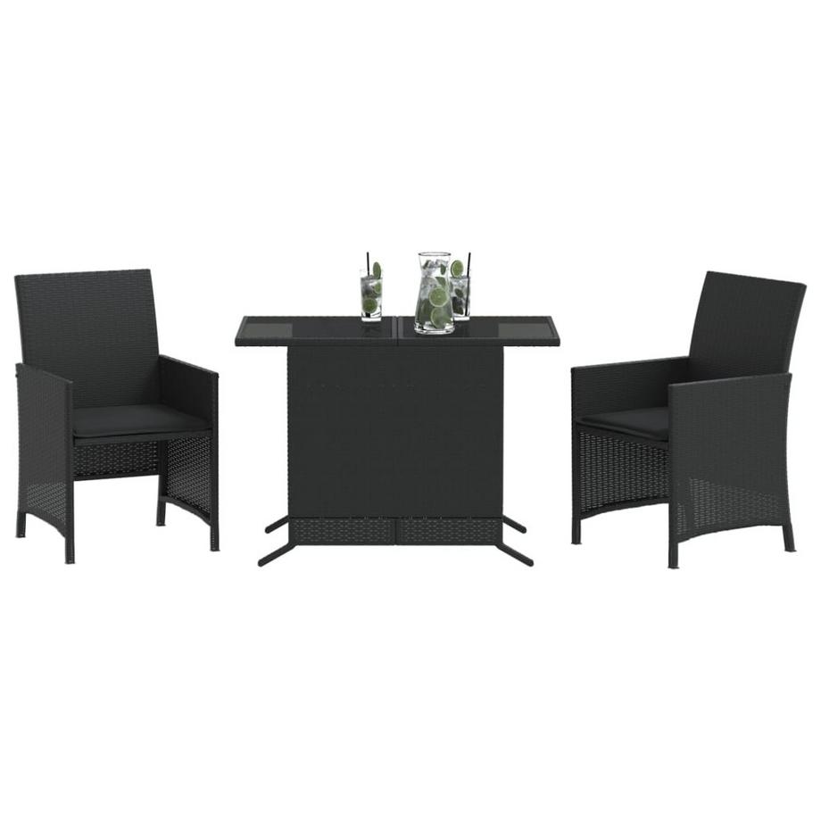 VidaXL Bistro set poly-rattan  