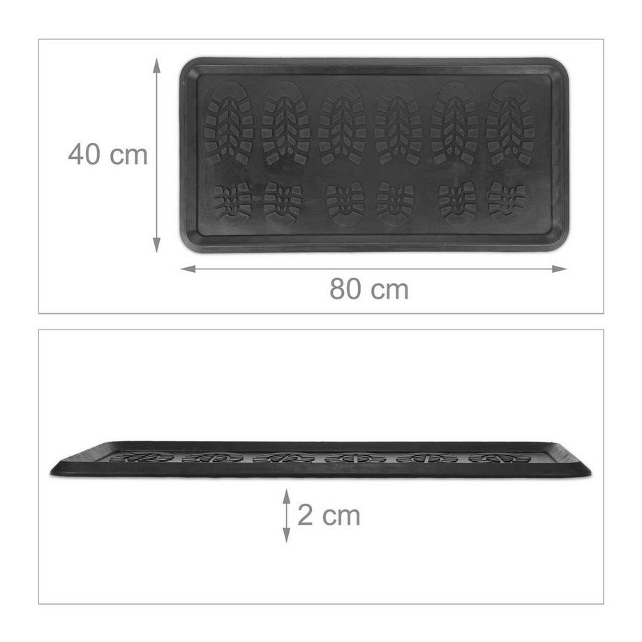 B2X  Gummi-Tropfschale für Schuhe 