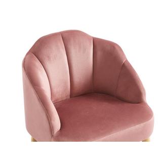 Vente-unique Fauteuil pour enfant en velours rose COBACA  