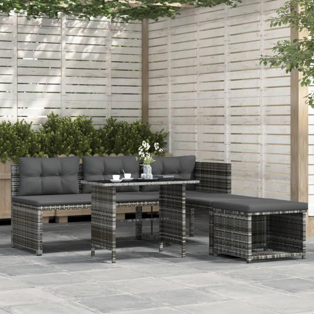 VidaXL Garten essgruppe poly-rattan  