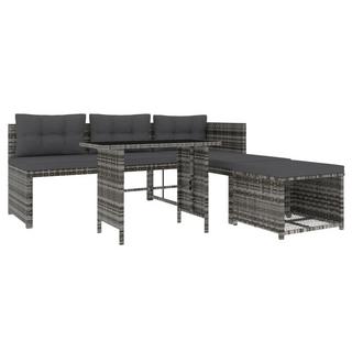 VidaXL Garten essgruppe poly-rattan  