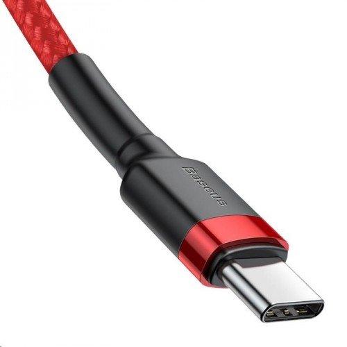 Baseus  Cafule cavo USB 2 m USB C Nero, Rosso 