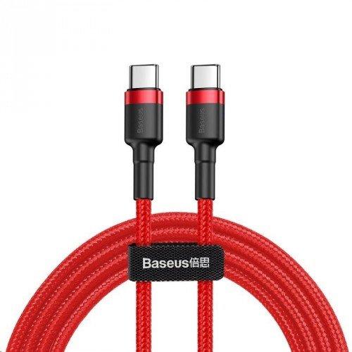 Image of Cafule USB Kabel 2 m USB C Schwarz, Rot