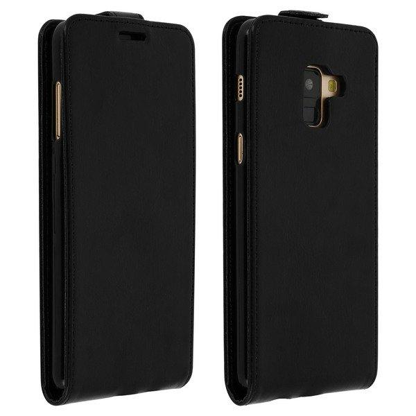 Image of Galaxy A8 2018 Klappetui Cover Schwarz
