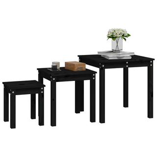 VidaXL Table gigogne bois de pin  