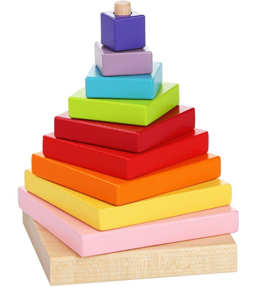 Image of Stapelpyraminde aus Holz