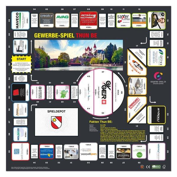 GEWERBE-SPIEL  Brettspiel THUN BE (Deutsch) 