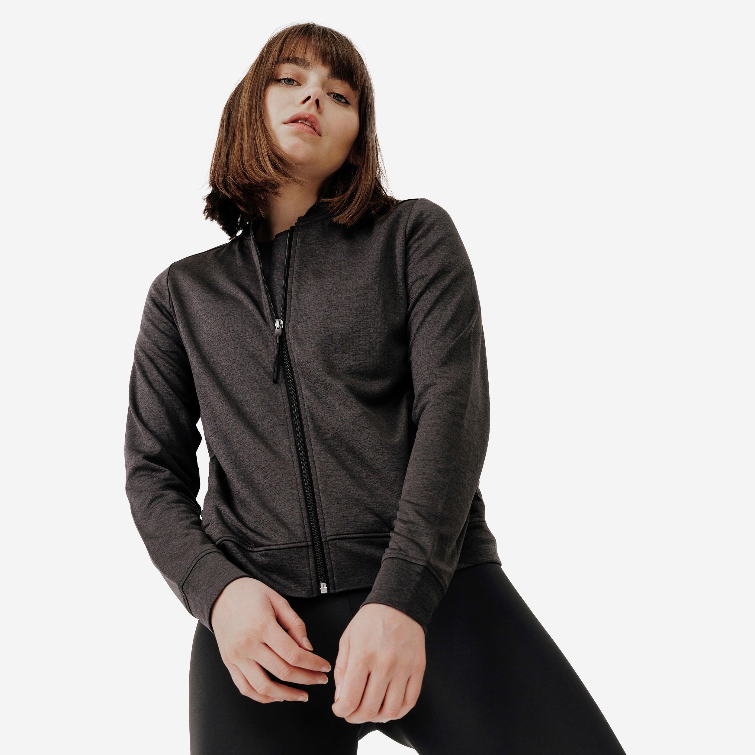 Image of Langarmshirt - Dry Damen Gewittergrau 44