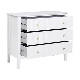 Beliani Commode à 3 tiroirs en MDF Rétro ASSISI  