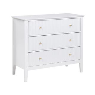 Beliani Commode à 3 tiroirs en MDF Rétro ASSISI  