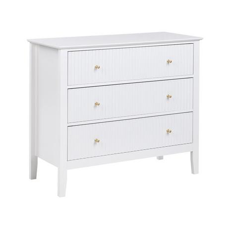 Beliani Commode à 3 tiroirs en MDF Rétro ASSISI  