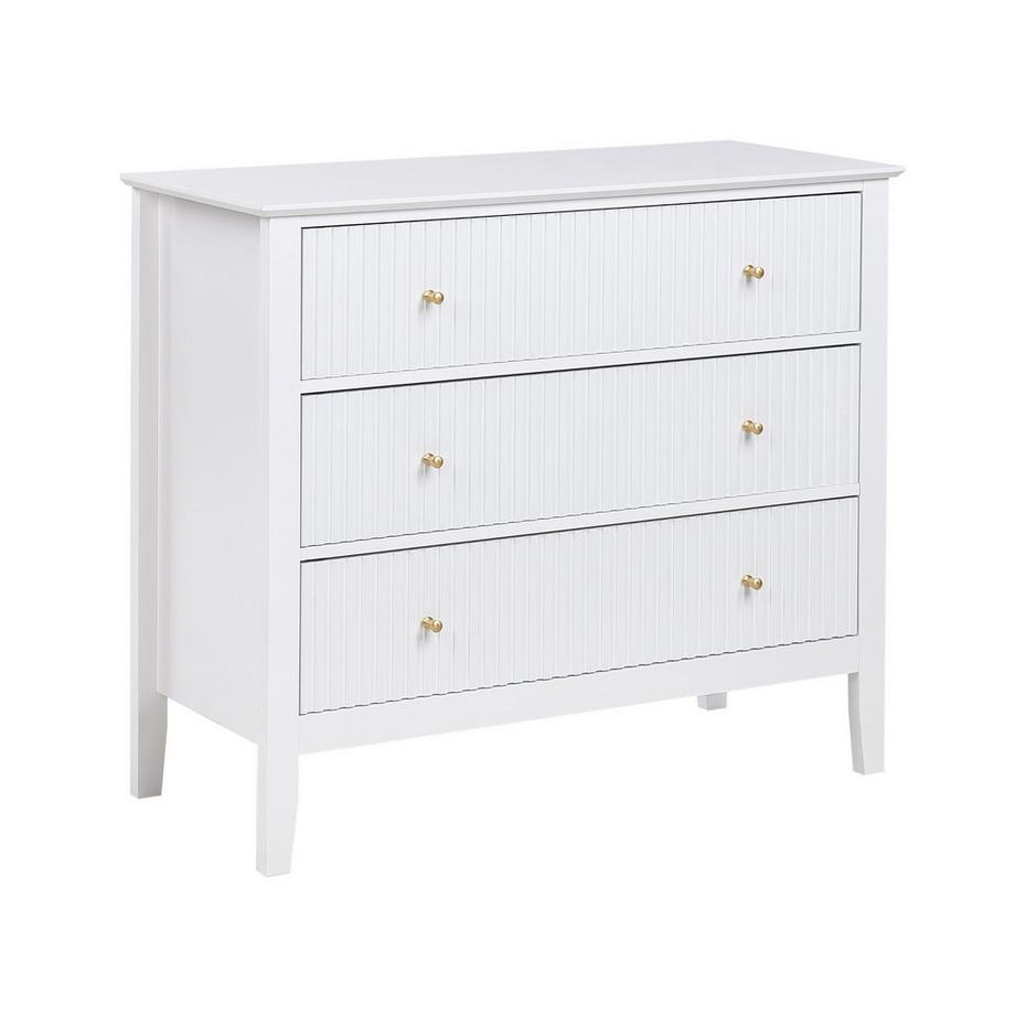 Kommode mit 3 Schubladen aus MDF-Platte  ASSISI