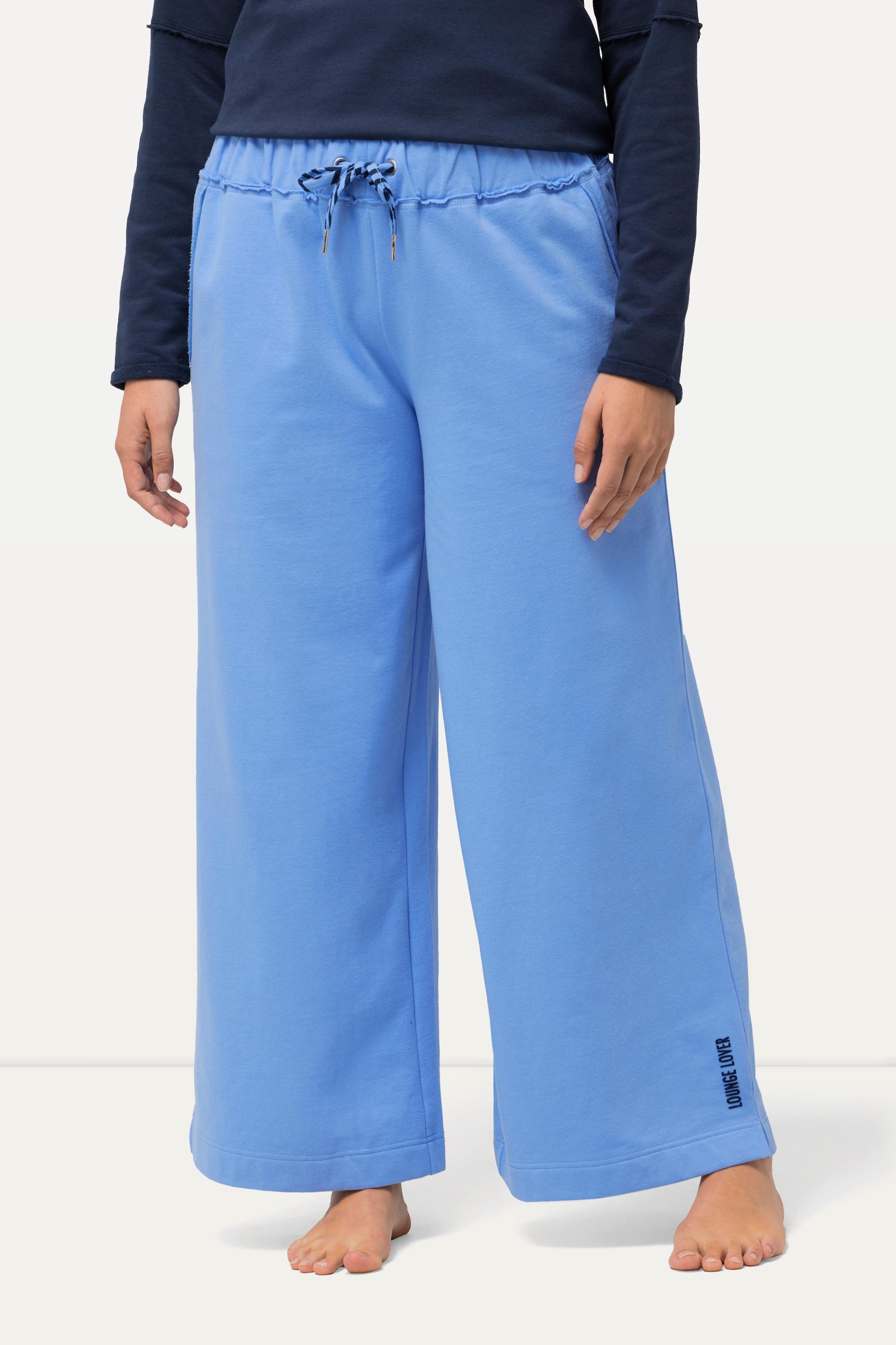 Ulla Popken  Loungewear-Hose, weites Bein, Elastikbund 