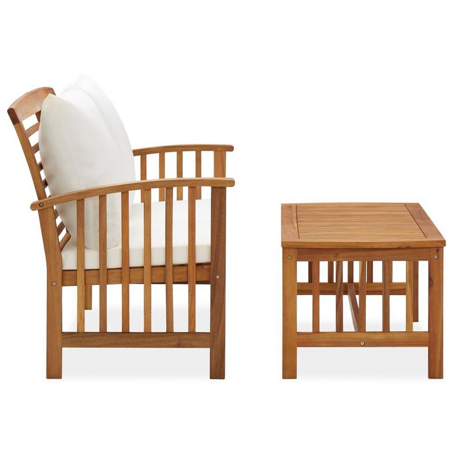 VidaXL set divano da giardino Legno  