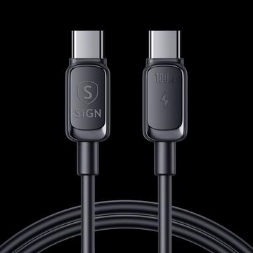 Câble USB-C vers USB-C 100 W, 2 m - Noir