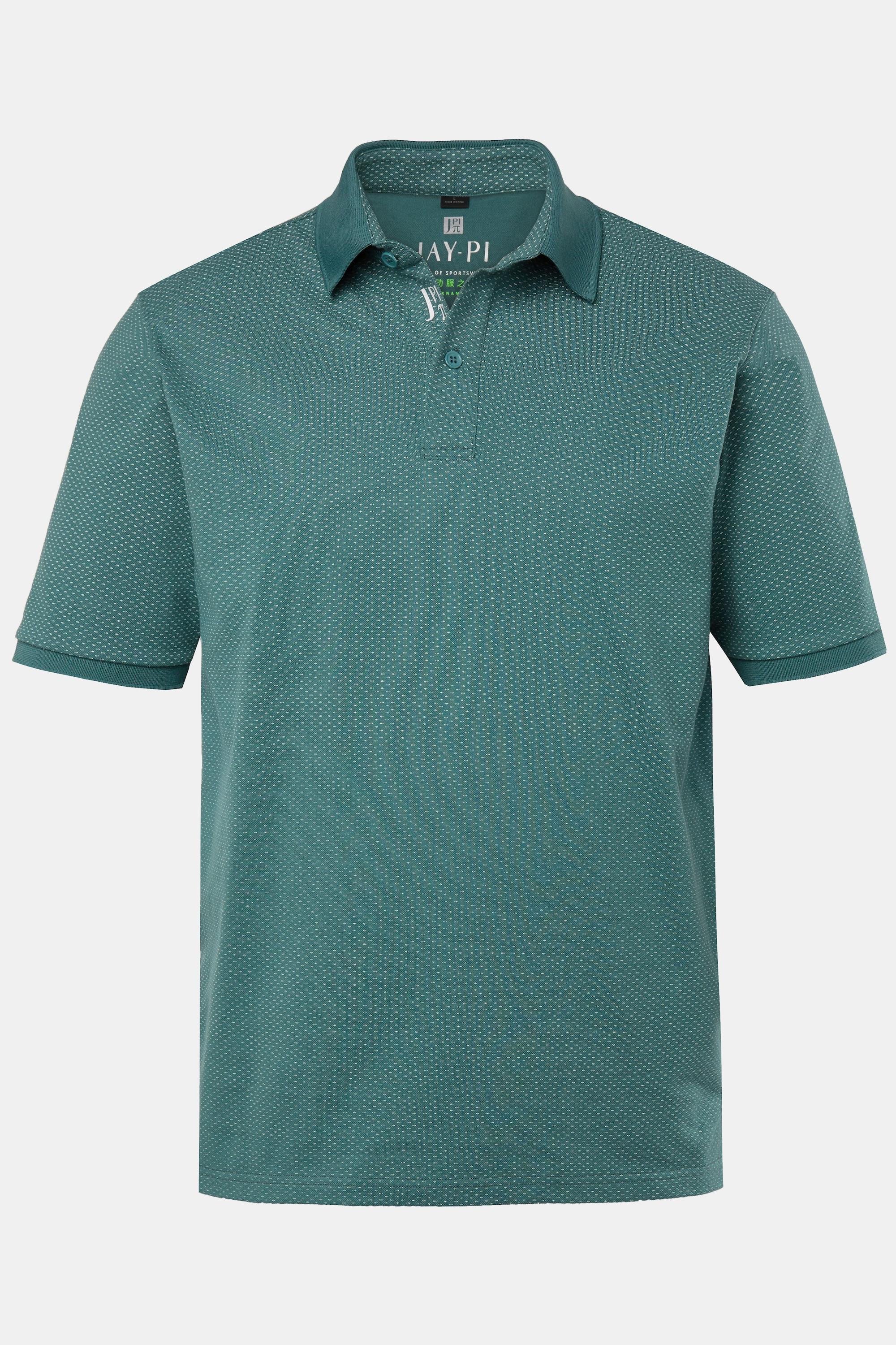 JP1880  Poloshirt, Golf, Halbarm, QuickDry, Minimal-Muster, bis 7 XL 