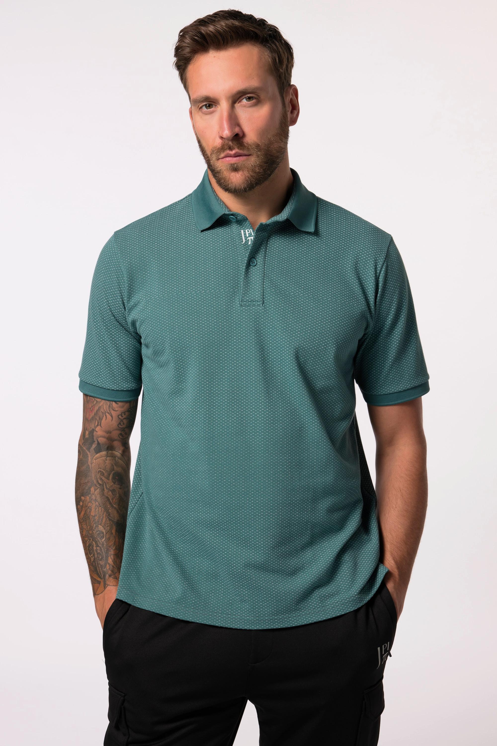 JP1880  Poloshirt, Golf, Halbarm, QuickDry, Minimal-Muster, bis 7 XL 