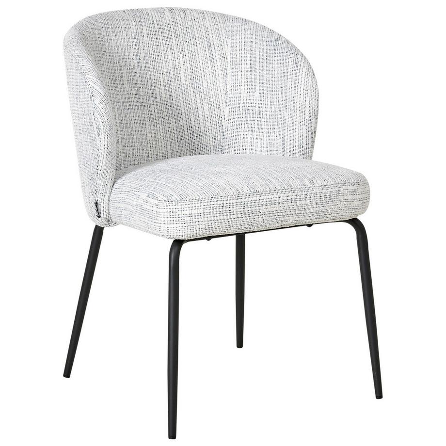 Beliani Set di 2 sedie da pranzo en Tessuto Moderno ZANA  