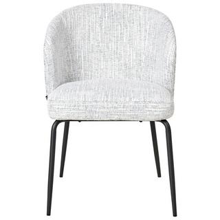 Beliani Lot de 2 chaises de salle à manger en Tissu Moderne ZANA  