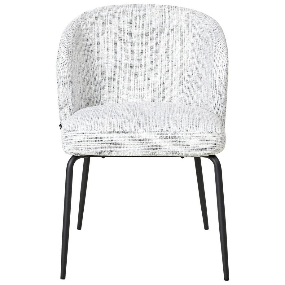 Beliani Set di 2 sedie da pranzo en Tessuto Moderno ZANA  