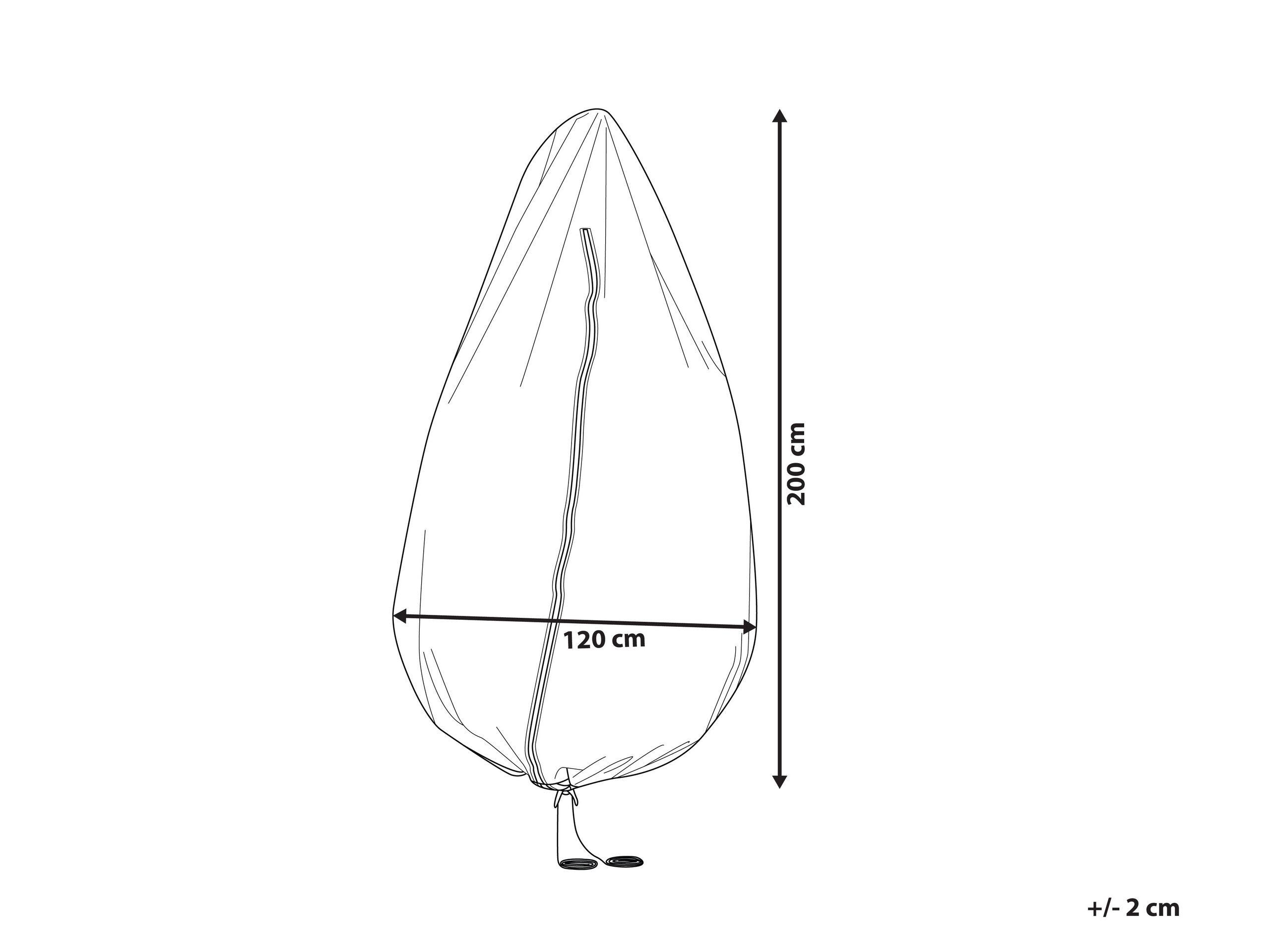 Beliani Protezione impermeabile en PVC CHUVA  