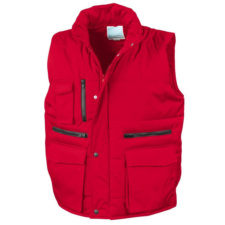 Result Lance Gilet Bodywarmer avec de nombreuses poches coupe-vent hydrofuge  