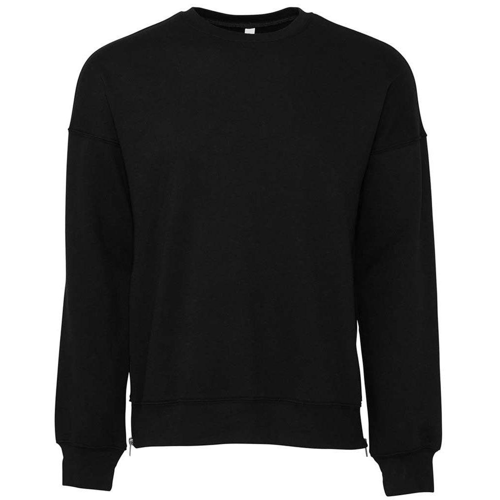 Image of Erwachsene Drop Schulter Sweatshirt Damen Schwarz M