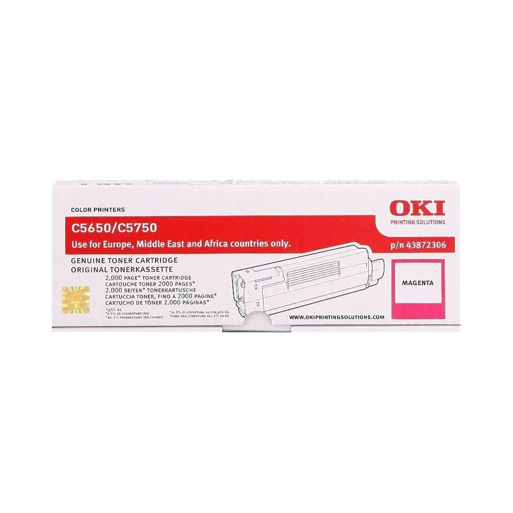 OKI  OKI Toner magenta 43872306 C5650/5750 2000 Seiten 