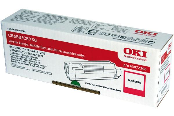 OKI  OKI Toner magenta 43872306 C5650/5750 2000 Seiten 