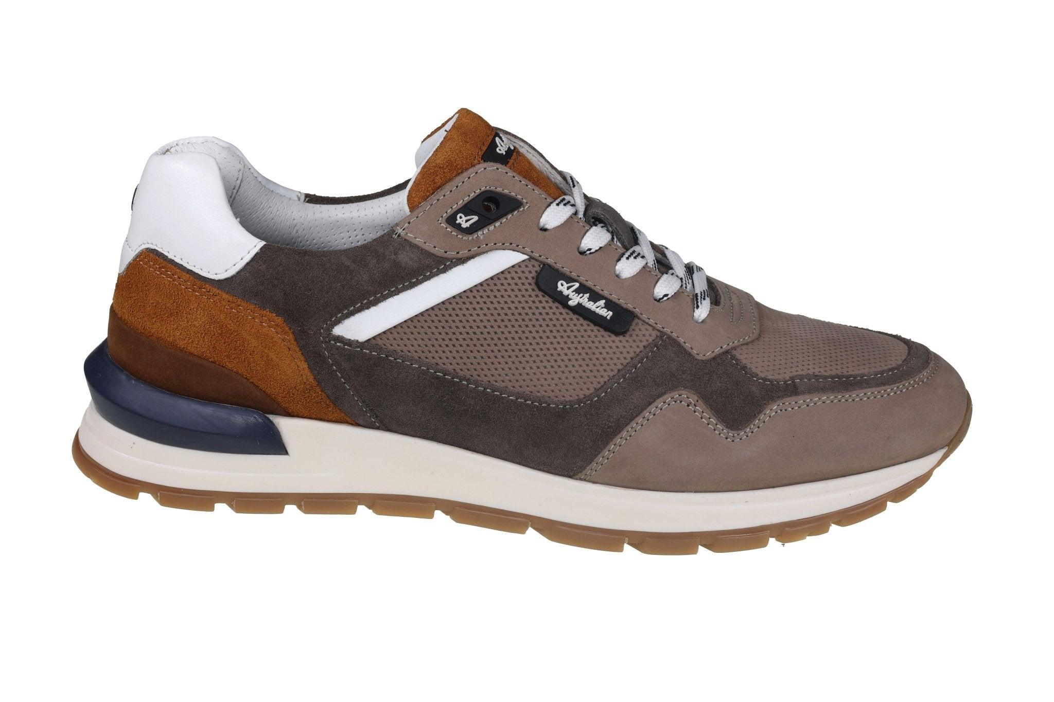 Image of Novecento - Leder Sneaker Herren Grau 43